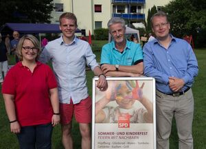 Anja Hagge, Tim Klüssendorf, Anselm Birkhahn, Nils Düster. Foto: Hanna Düster